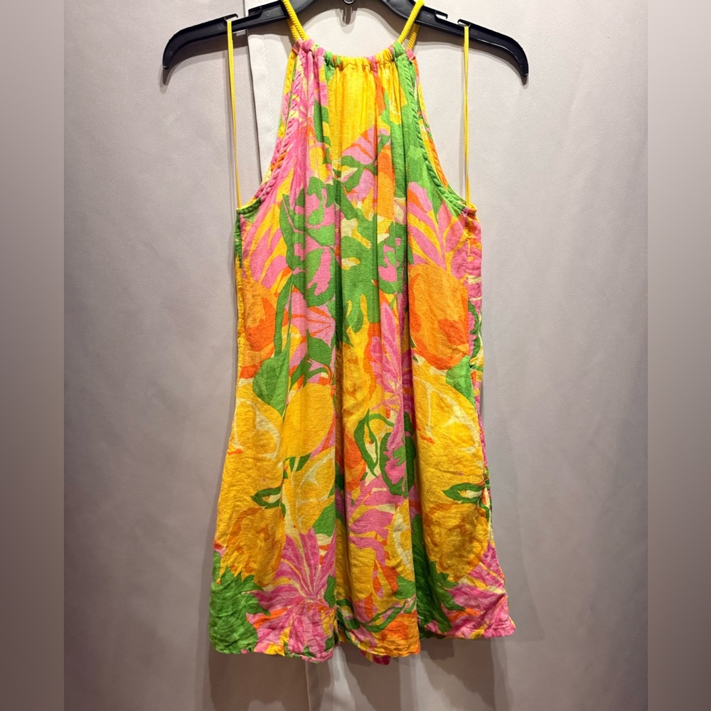 Vibrant Floral Sleeveless Dress